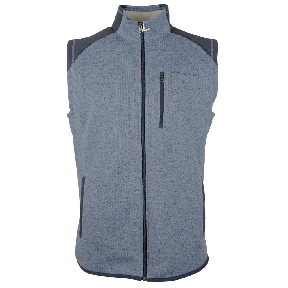 Southern Tide Men's Leadline Vest Blue Small